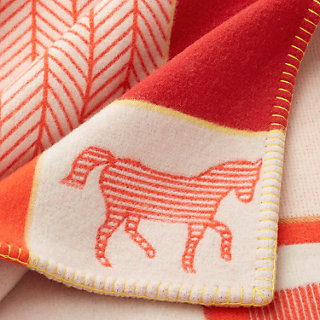 Avalon Les Cabanes blanket | Hermès USA